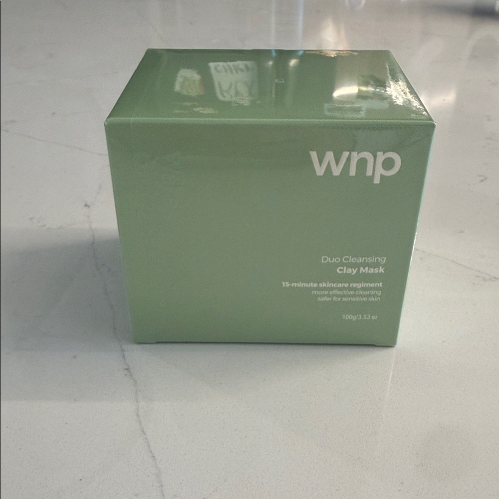 wnp duo cleansing clay mask NIB SEALED